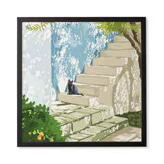 83 Oranges Being a person Framed Wall Art