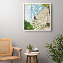 83 Oranges Being a person Framed Wall Art