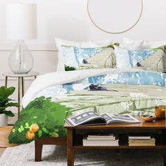 83 Oranges Being a person Duvet Cover