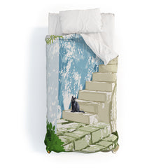83 Oranges Being a person Duvet Cover