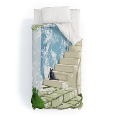 83 Oranges Being a person Duvet Cover