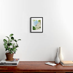 83 Oranges Being a person Framed Art Print