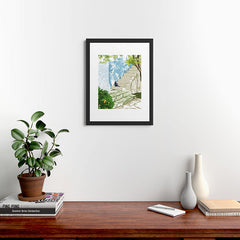 83 Oranges Being a person Framed Art Print