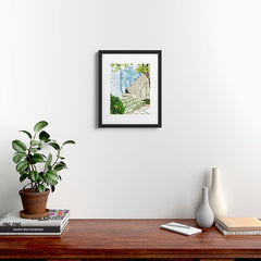83 Oranges Being a person Framed Art Print