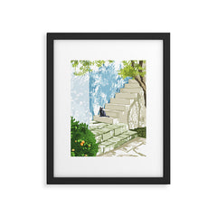83 Oranges Being a person Framed Art Print