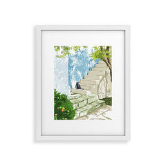 83 Oranges Being a person Framed Art Print