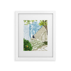 83 Oranges Being a person Framed Art Print