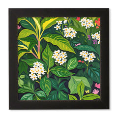 83 Oranges Beneath The Jungle Canopy Framed Wall Art
