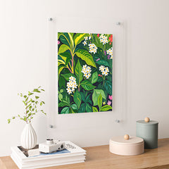 83 Oranges Beneath The Jungle Canopy Floating Acrylic Print