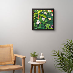 83 Oranges Beneath The Jungle Canopy Framed Wall Art