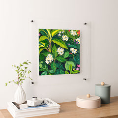 83 Oranges Beneath The Jungle Canopy Floating Acrylic Print