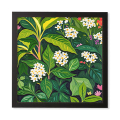 83 Oranges Beneath The Jungle Canopy Framed Wall Art