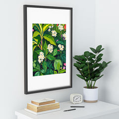 83 Oranges Beneath The Jungle Canopy Recessed Framing Rectangle
