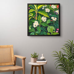 83 Oranges Beneath The Jungle Canopy Framed Wall Art