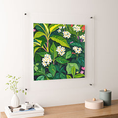 83 Oranges Beneath The Jungle Canopy Floating Acrylic Print