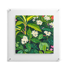 83 Oranges Beneath The Jungle Canopy Floating Acrylic Print