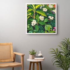83 Oranges Beneath The Jungle Canopy Framed Wall Art