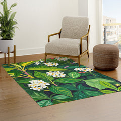 83 Oranges Beneath The Jungle Canopy Area Rug