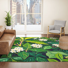 83 Oranges Beneath The Jungle Canopy Area Rug