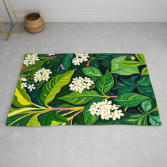 83 Oranges Beneath The Jungle Canopy Area Rug