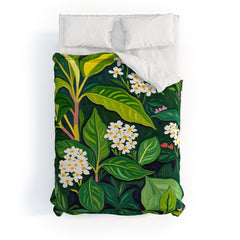 83 Oranges Beneath The Jungle Canopy Duvet Cover