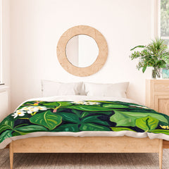 83 Oranges Beneath The Jungle Canopy Duvet Cover