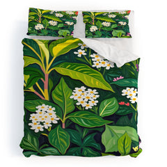 83 Oranges Beneath The Jungle Canopy Duvet Cover