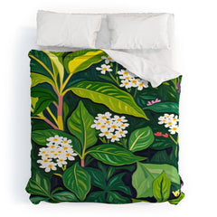 83 Oranges Beneath The Jungle Canopy Duvet Cover