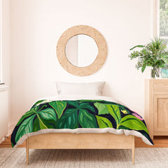 83 Oranges Beneath The Jungle Canopy Duvet Cover