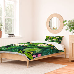 83 Oranges Beneath The Jungle Canopy Duvet Cover