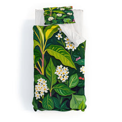 83 Oranges Beneath The Jungle Canopy Duvet Cover