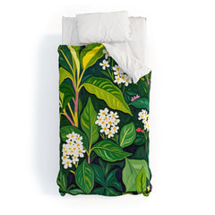 83 Oranges Beneath The Jungle Canopy Duvet Cover