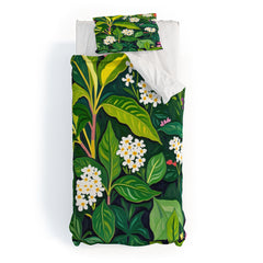 83 Oranges Beneath The Jungle Canopy Duvet Cover