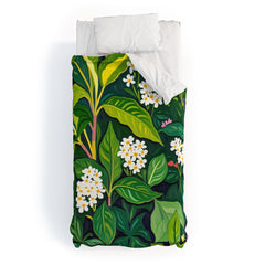83 Oranges Beneath The Jungle Canopy Duvet Cover