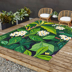 83 Oranges Beneath The Jungle Canopy Outdoor Rug