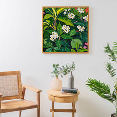 83 Oranges Beneath The Jungle Canopy Framed Wall Art