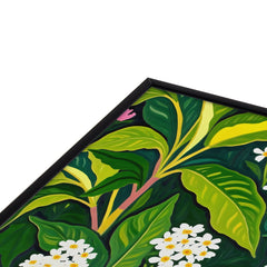 83 Oranges Beneath The Jungle Canopy Square Metal Framed Art Print