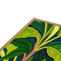 83 Oranges Beneath The Jungle Canopy Square Metal Framed Art Print