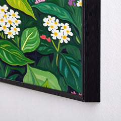 83 Oranges Beneath The Jungle Canopy Square Metal Framed Art Print
