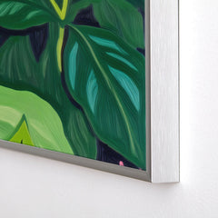 83 Oranges Beneath The Jungle Canopy Square Metal Framed Art Print