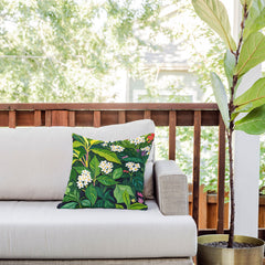 83 Oranges Beneath The Jungle Canopy Outdoor Throw Pillow