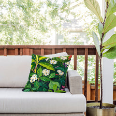 83 Oranges Beneath The Jungle Canopy Outdoor Throw Pillow