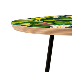 83 Oranges Beneath The Jungle Canopy Round Side Table