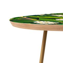 83 Oranges Beneath The Jungle Canopy Round Side Table
