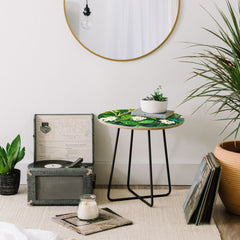 83 Oranges Beneath The Jungle Canopy Round Side Table