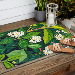 83 Oranges Beneath The Jungle Canopy Outdoor Rug