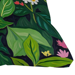 83 Oranges Beneath The Jungle Canopy Outdoor Throw Pillow