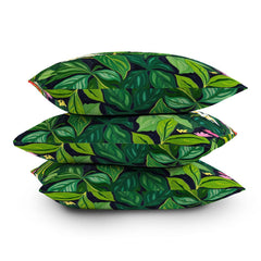 83 Oranges Beneath The Jungle Canopy Outdoor Throw Pillow