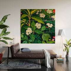 83 Oranges Beneath The Jungle Canopy Wood Wall Mural