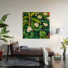 83 Oranges Beneath The Jungle Canopy Wood Wall Mural